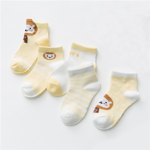 Baby Socks Cartoon Designs (Set of 5 pairs)